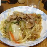 野菜たっぷりあんかけ焼きそば☆